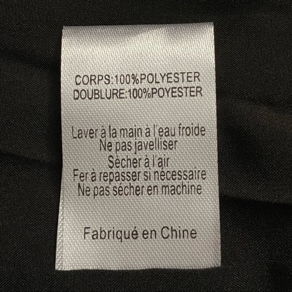 Lush Red Black White Liberty Floral Mini Ruched Dress Smocked Back Small - Picture 5 of 16